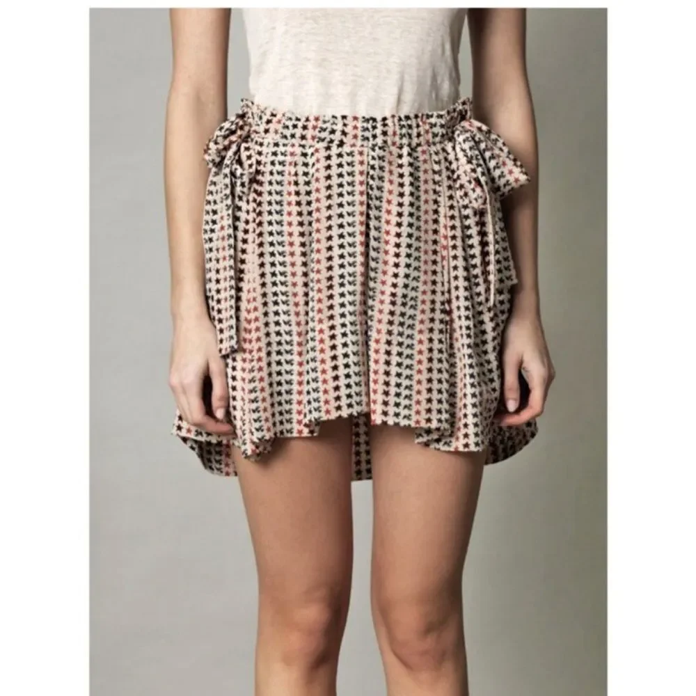 New Isabel Marant Etoile 100% silk Maya starprint skirt